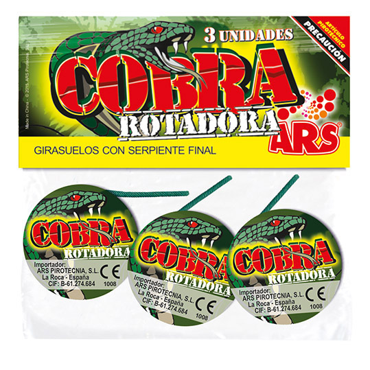 3 Girasuelos Cobra Rotadora